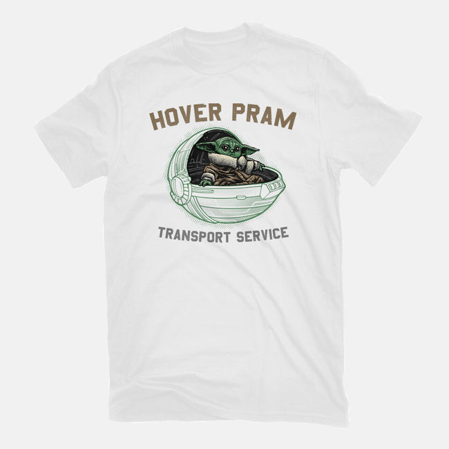 Hover Pram Transport Service-Unisex-Basic-Tee-glitchygorilla