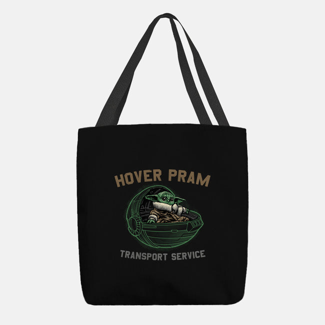 Hover Pram Transport Service-None-Basic Tote-Bag-glitchygorilla