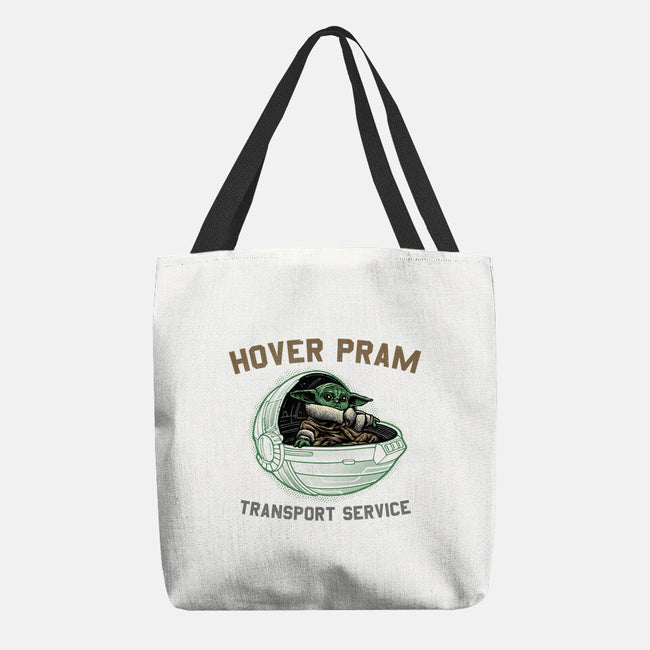 Hover Pram Transport Service-None-Basic Tote-Bag-glitchygorilla
