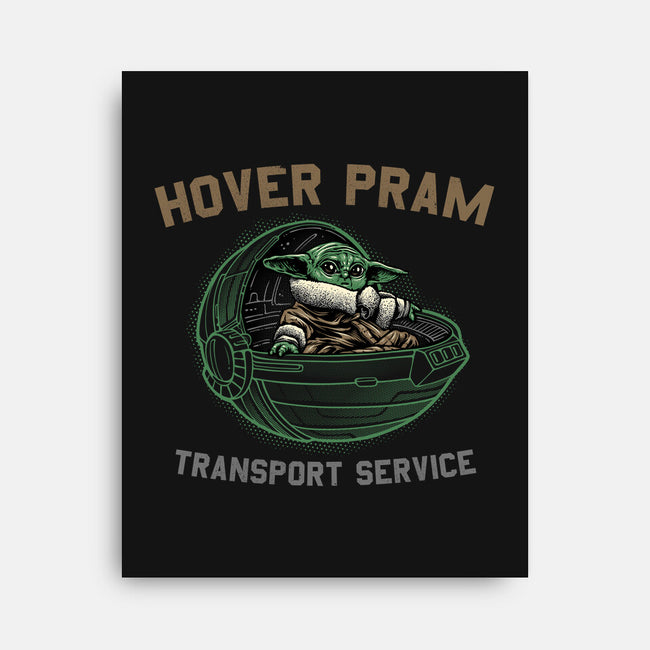 Hover Pram Transport Service-None-Stretched-Canvas-glitchygorilla
