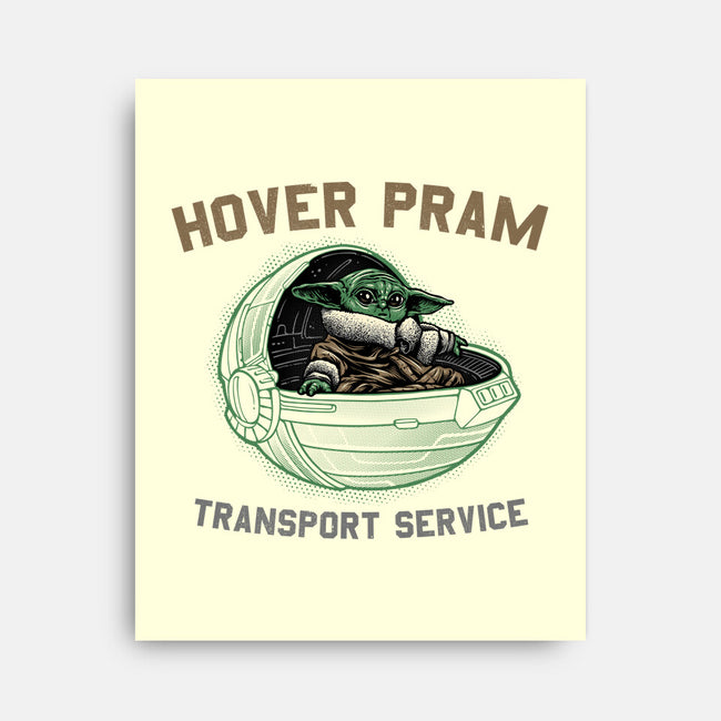 Hover Pram Transport Service-None-Stretched-Canvas-glitchygorilla