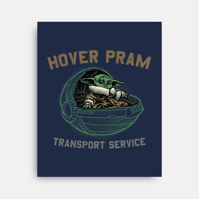 Hover Pram Transport Service-None-Stretched-Canvas-glitchygorilla