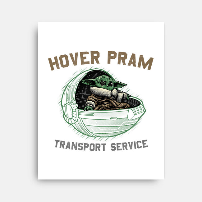 Hover Pram Transport Service-None-Stretched-Canvas-glitchygorilla
