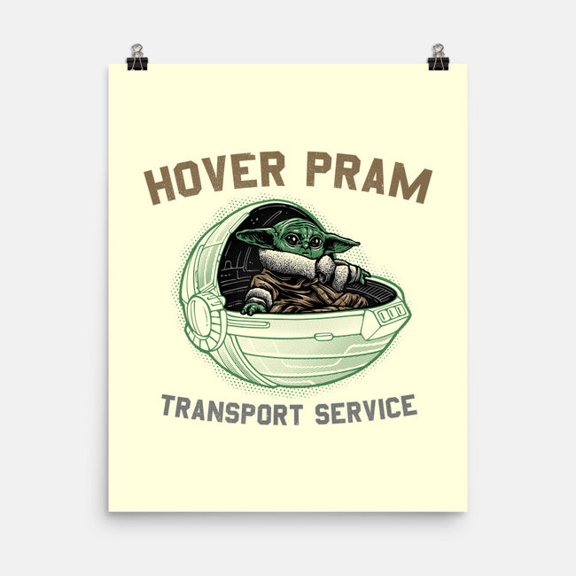 Hover Pram Transport Service-None-Matte-Poster-glitchygorilla