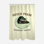 Hover Pram Transport Service-None-Polyester-Shower Curtain-glitchygorilla