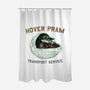 Hover Pram Transport Service-None-Polyester-Shower Curtain-glitchygorilla
