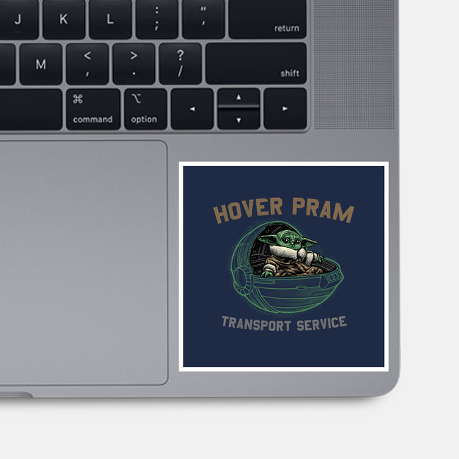 Hover Pram Transport Service-None-Glossy-Sticker-glitchygorilla