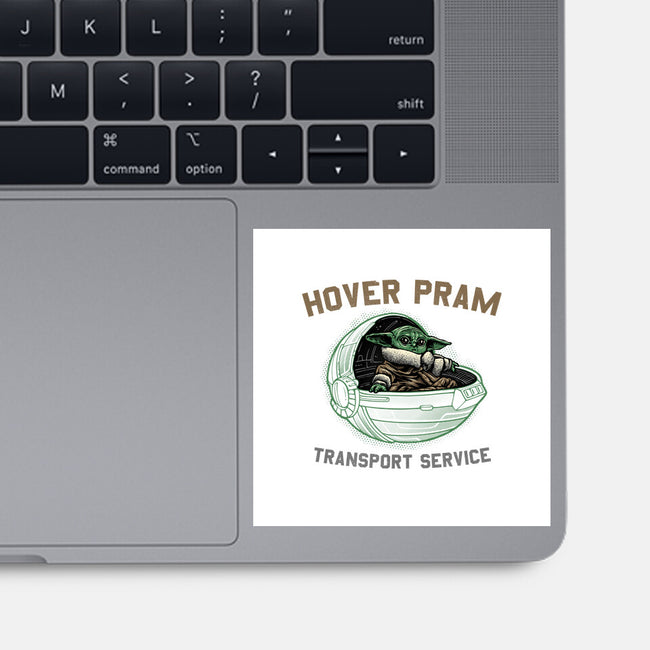 Hover Pram Transport Service-None-Glossy-Sticker-glitchygorilla