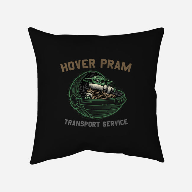 Hover Pram Transport Service-None-Removable Cover w Insert-Throw Pillow-glitchygorilla