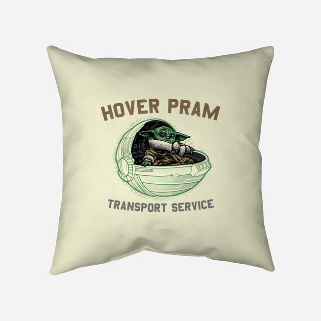 Hover Pram Transport Service-None-Removable Cover w Insert-Throw Pillow-glitchygorilla