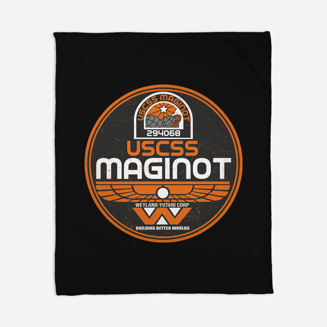 USCSS Maginot Logo-None-Fleece-Blanket-CarloJ1956