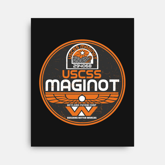 USCSS Maginot Logo-None-Stretched-Canvas-CarloJ1956