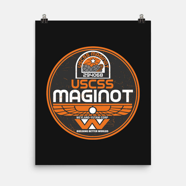 USCSS Maginot Logo-None-Matte-Poster-CarloJ1956