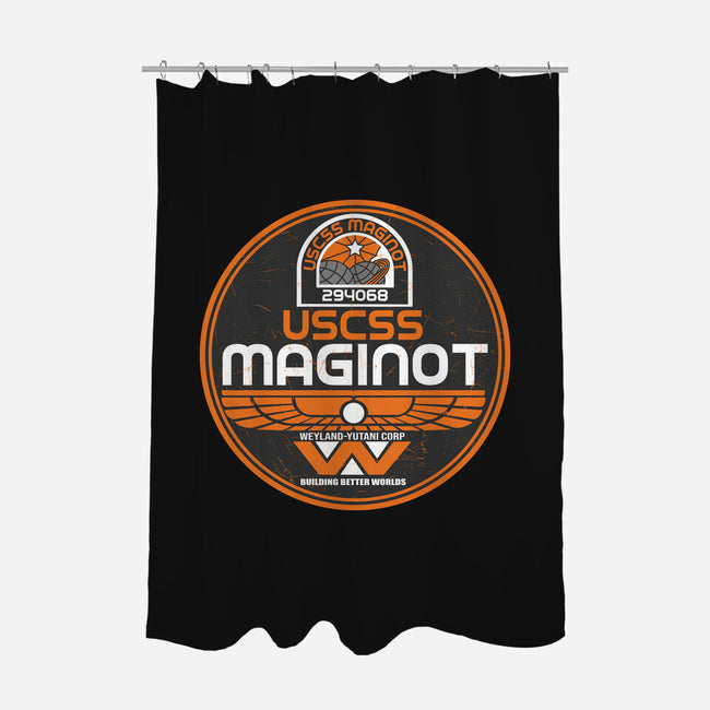 USCSS Maginot Logo-None-Polyester-Shower Curtain-CarloJ1956