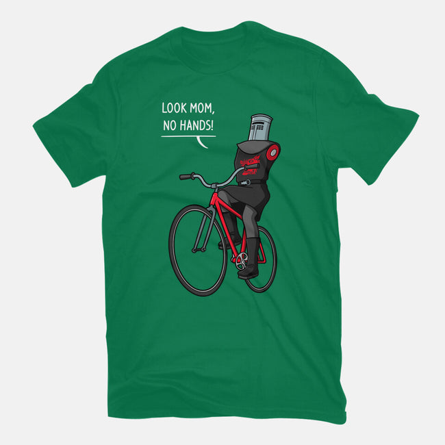 Look Mom No Hands-Mens-Basic-Tee-jasesa
