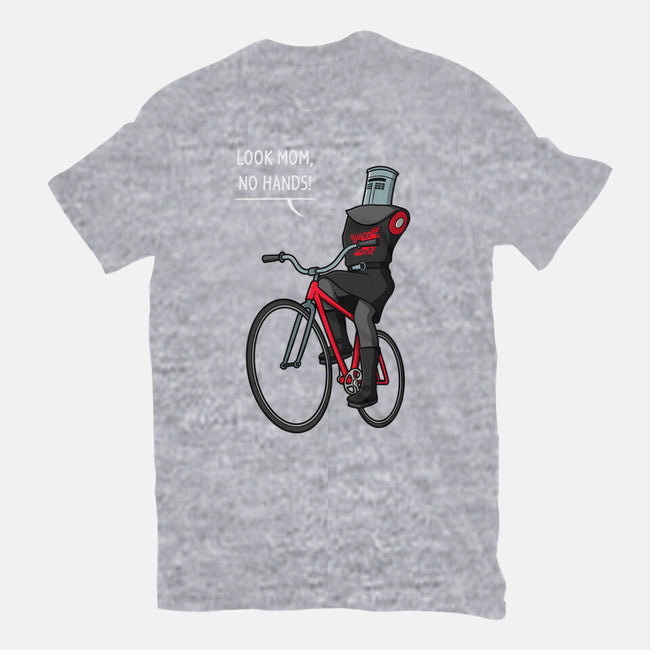 Look Mom No Hands-Mens-Basic-Tee-jasesa