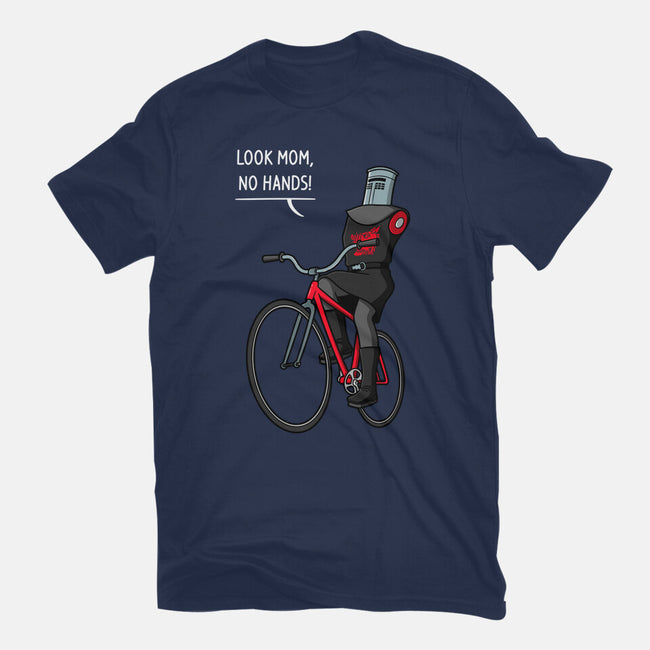 Look Mom No Hands-Mens-Basic-Tee-jasesa