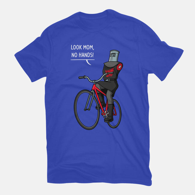 Look Mom No Hands-Mens-Basic-Tee-jasesa