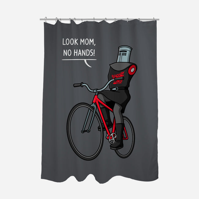 Look Mom No Hands-None-Polyester-Shower Curtain-jasesa