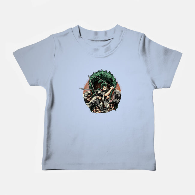 Three Sword Hunter-Baby-Basic-Tee-glitchygorilla
