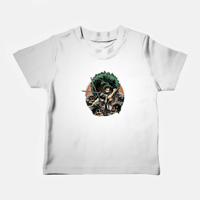 Three Sword Hunter-Baby-Basic-Tee-glitchygorilla