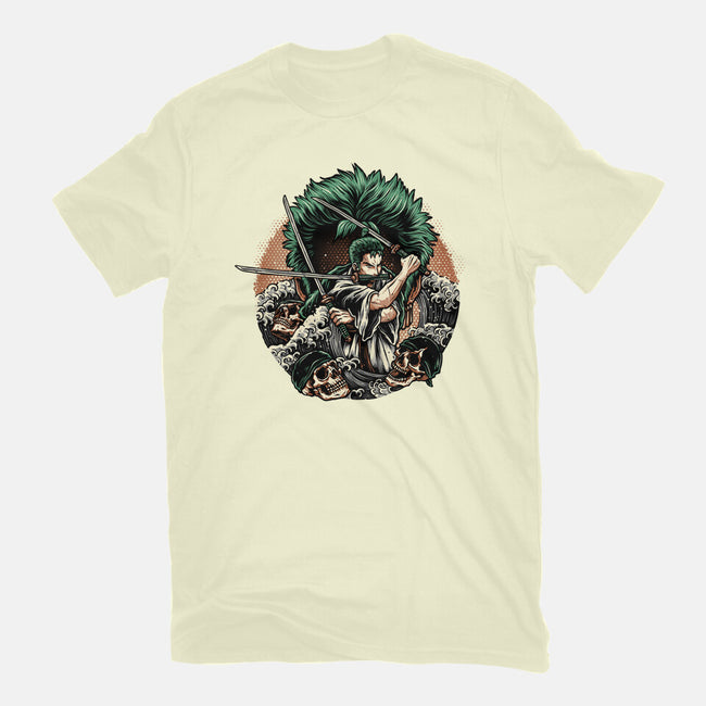 Three Sword Hunter-Mens-Basic-Tee-glitchygorilla