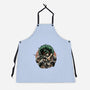 Three Sword Hunter-Unisex-Kitchen-Apron-glitchygorilla