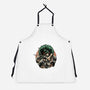 Three Sword Hunter-Unisex-Kitchen-Apron-glitchygorilla
