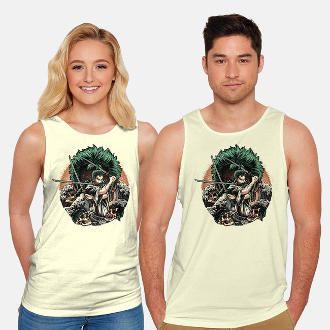 Three Sword Hunter-Unisex-Basic-Tank-glitchygorilla