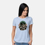 Three Sword Hunter-Womens-Basic-Tee-glitchygorilla