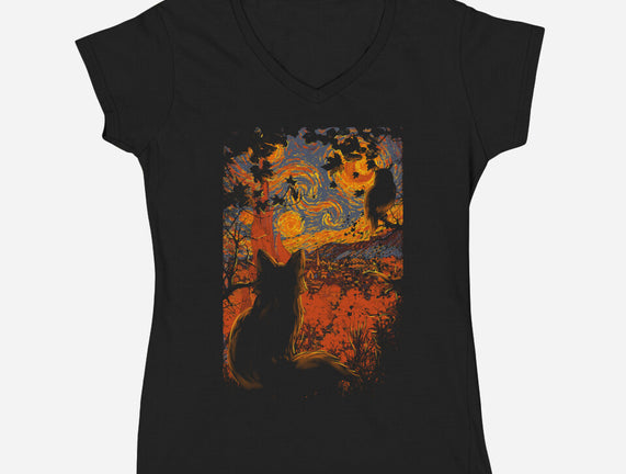 Autumn In Starry Night
