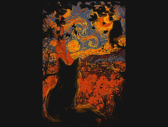 Autumn In Starry Night