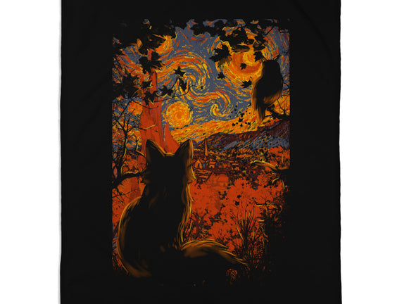 Autumn In Starry Night