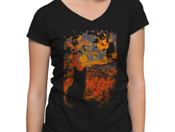 Autumn In Starry Night
