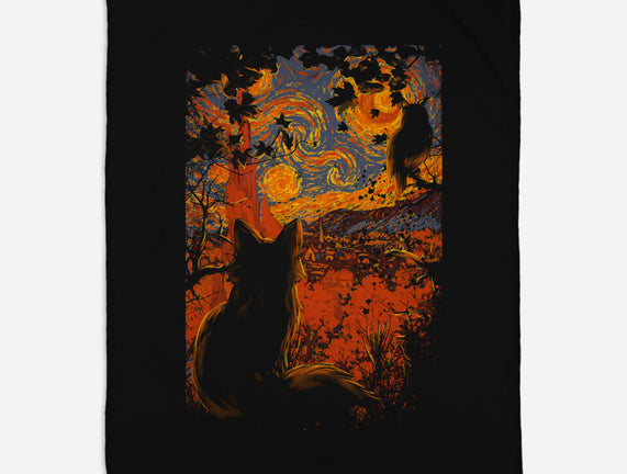 Autumn In Starry Night