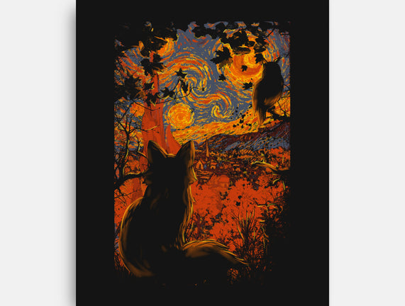 Autumn In Starry Night