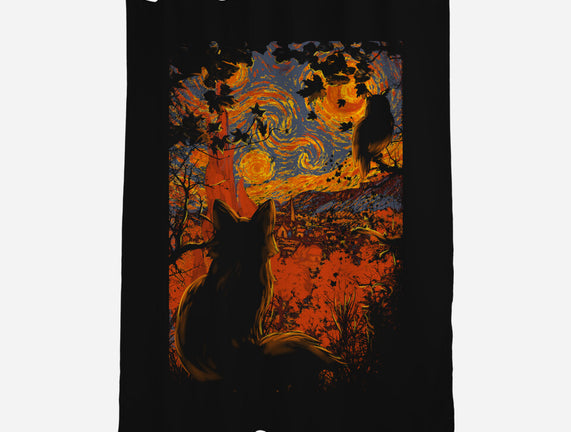 Autumn In Starry Night