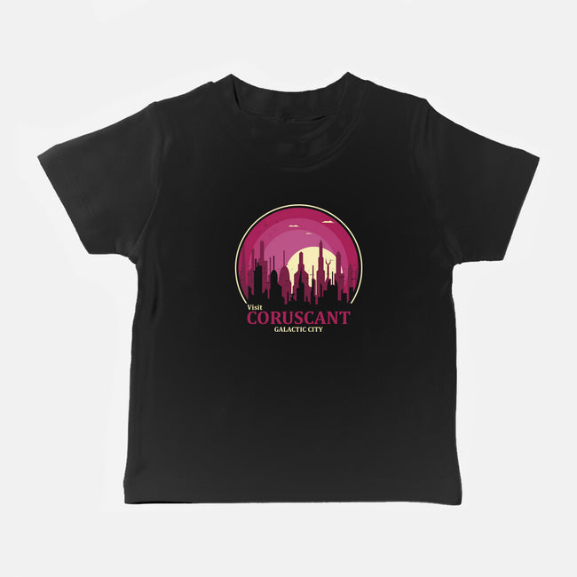 Visit Coruscant-Baby-Basic-Tee-turborat14