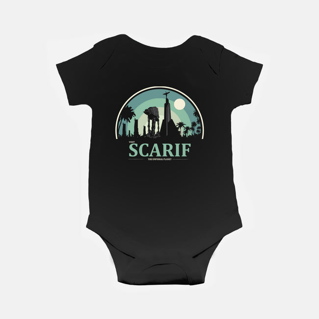 Visit Scarif-Baby-Basic-Onesie-turborat14