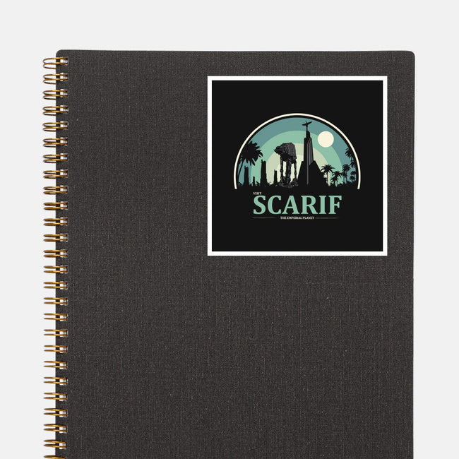 Visit Scarif-None-Glossy-Sticker-turborat14