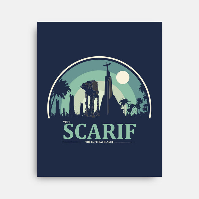 Visit Scarif-None-Stretched-Canvas-turborat14