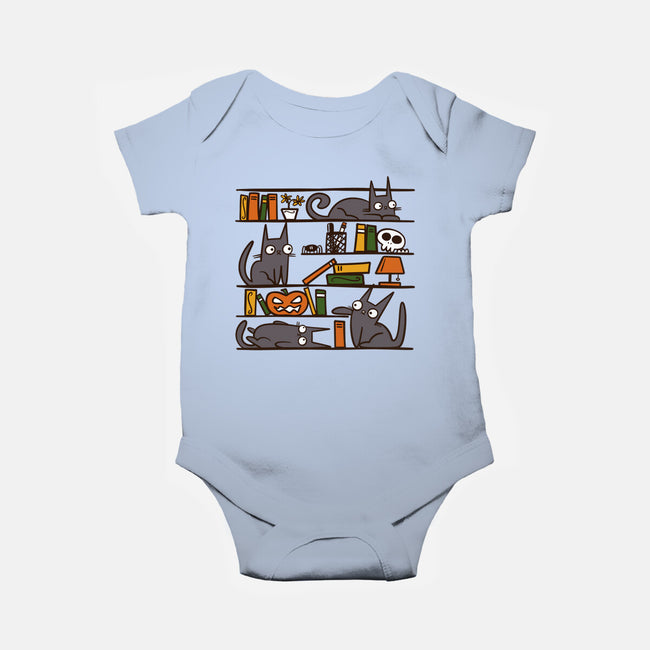 Halloween Library-Baby-Basic-Onesie-damglynn