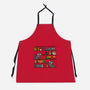 Halloween Library-Unisex-Kitchen-Apron-damglynn