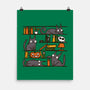 Halloween Library-None-Matte-Poster-damglynn