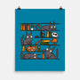 Halloween Library-None-Matte-Poster-damglynn