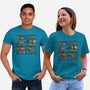 Halloween Library-Unisex-Basic-Tee-damglynn