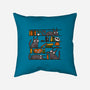 Halloween Library-None-Removable Cover w Insert-Throw Pillow-damglynn