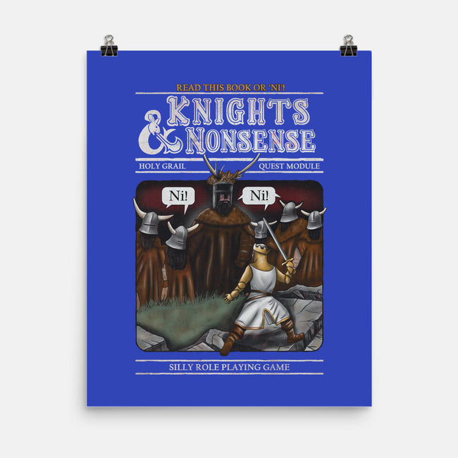 Knights And Nonsense-None-Matte-Poster-NMdesign