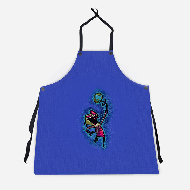 My Planet Earth-Unisex-Kitchen-Apron-nickzzarto