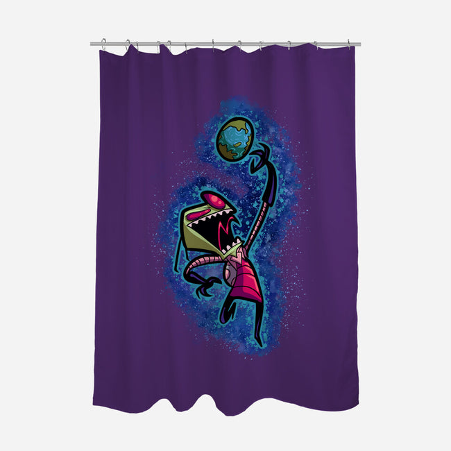 My Planet Earth-None-Polyester-Shower Curtain-nickzzarto